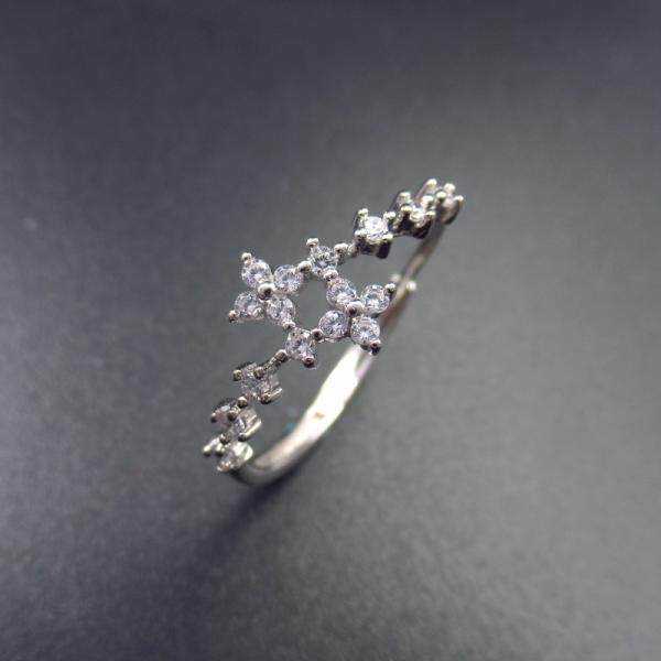 Buy cheap Anniversary 925 Silver Jewelry 925 Sterling Silver Promise Ring For Girl from wholesalers
