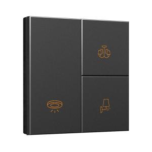 Wholesale Champagne 4 Button Modbus Wall Switch For Hotel / Home / Villa from china suppliers
