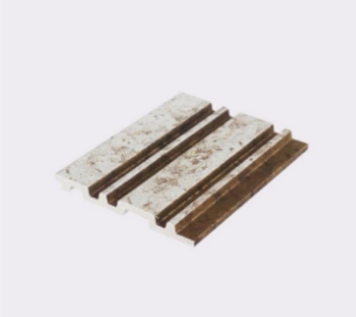 3D Boards Wood Plastic Composite WPC PVC Wall Panel for Household Interior Wall Decor