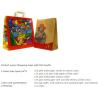Buy cheap Luxury Foldable Custom Logo Printing Tote Carrier Christmas Gift Paper Bag With Flat Bottom,carrier handle luxury wine b from wholesalers