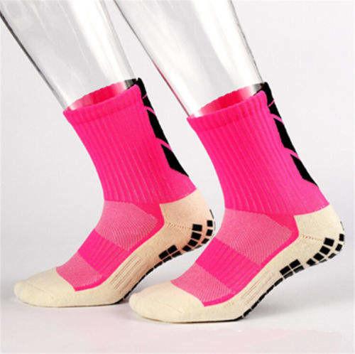 Buy cheap Colorful Crew Padded Non Slip Soccer Socks Grip Anti Slip Football Socks Quantity 10000 from wholesalers