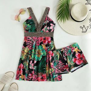 Buy cheap Color Ladies One-Piece Swimsuit Openwork Bikini Sexy Beach Hot Spring lady  Swimsuit purple colur V neck sexy typ from wholesalers