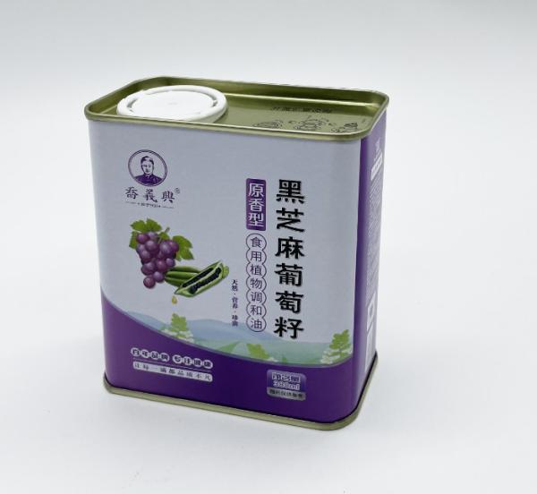 Buy cheap OEM 380ml Cooking Oil Tin Can Square Metal Tank from wholesalers