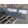 Buy cheap 22 x 60 inches Ganges Black Prefab Granite Vanity Tops with left sink hole from wholesalers