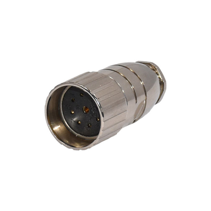 Straight M23 Connector / Encoder Connector 6 8 12 17 19 Pin Cores Power Plug