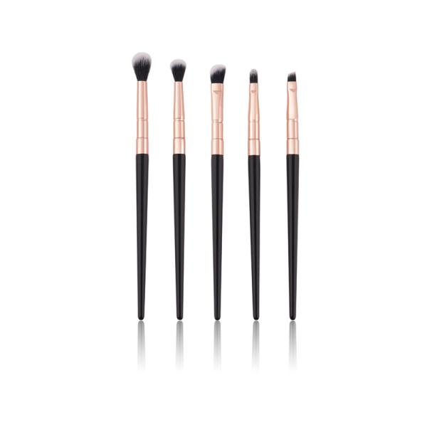 Buy cheap Eyeliner Eyebrow 5 Piece Makeup Brush Set Synthetic Hair Plastic Handle from wholesalers