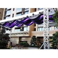 Buy cheap Two Side Outdoor Full Color LED Screen Flexible Video Wall Displays Easy Install product