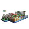 Buy cheap Dinosaur Jurassic Themed Inflatable Bounce House Combo Adventure Amusement Playground from wholesalers