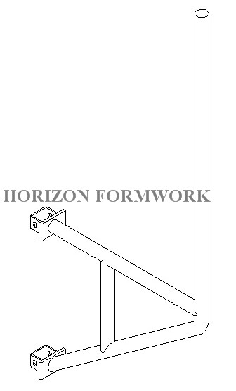 8.9m Height Single Sided Concrete Wall Forms Q235 Steel Channel OEM Available