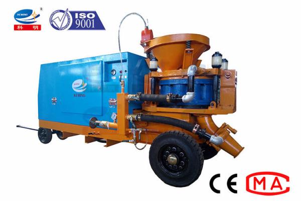 Buy cheap Diesel Driven Wet Mix Shotcrete Machine Mobile Wet Concrete Sprayer from wholesalers