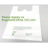 Buy cheap Eco friendly EN13432 Ok home compost certified 100% biodegradable compostable plastic T-shirt vest bag for shopping from wholesalers