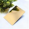Buy cheap Kitchenware Inoxidable SS Coloured Sheet , Anti Oxidation Gold Stainless Steel Plate from wholesalers