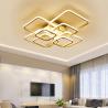 Buy cheap Rectangle ceiling Lights Acrylic Lampshade Square Rings For Living Room Bedroom Home ceiling lamp (WH-MA-69) from wholesalers
