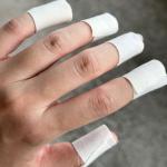 White Hot Melt Pressure Sensitive Adhesive Cotton Tape - Custom Length/Moisture