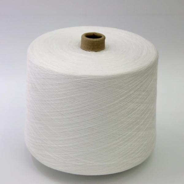 Buy cheap 50/3 Bright Raw White 100% Yizheng Polyester Spun Yarn On Paper Cone from wholesalers