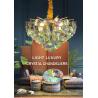 Buy cheap Creative Colorful Crystal Chandelier For Living Dining Room Led Home k9 crystal chandelier(WH-CY-223) from wholesalers