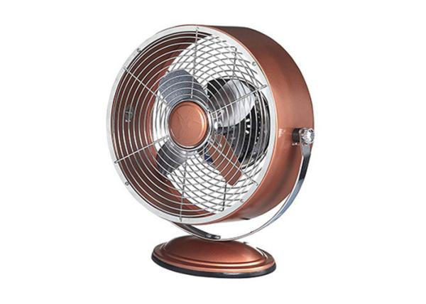 Buy cheap 10 Inch Retro Metal Fan With Carry Handle 90 Degrees Tilted High Velocity from wholesalers