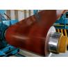 Buy cheap 0.38*1000mm Pre-Painted Galvanized Steel Coil PPGI PPGL RAL8004 Copper Brown Color from wholesalers