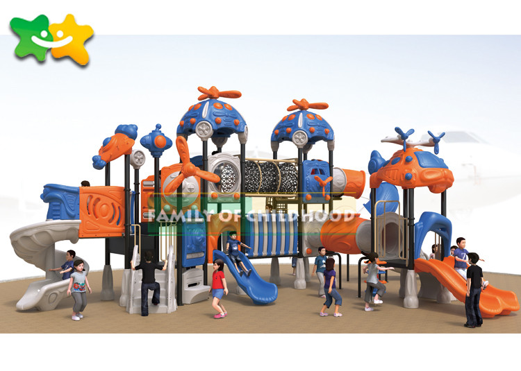 Funny Plastic Spiral Slide , Plastic Play Slides For Toddlers CAD Instruction Installation