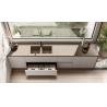 Buy cheap Tailored Modern Kitchen Cabinet White Lacquer Kitchen Set And TV Cabinet Customized from wholesalers