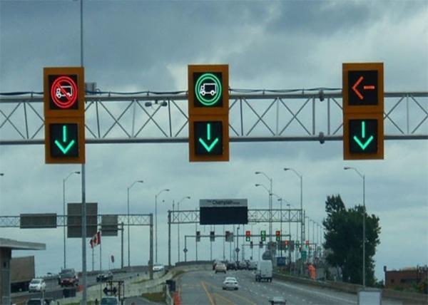 Buy cheap DIP type Red Cross Green Arrow LED Lane Control Signs Roadway Indicator from wholesalers