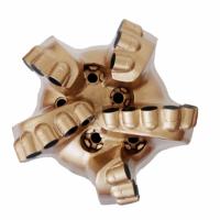 Buy cheap Antiwear 5 Wing Alloy Oil Well Drill Bit , Well Drilling Tools For Medium product