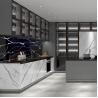 Buy cheap Woodgrain Modern Kitchen Cabinet Unassembled Handleless Furniture from wholesalers