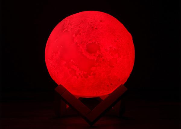 Buy cheap 1W DC5V Innovative LED Lighting 3D Moon Light ECO PVC Material Remote Control from wholesalers