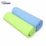 Reusable Microfiber Wipes 220gsm Medium Size 50x60CM Green Blue Microfiber Suede
