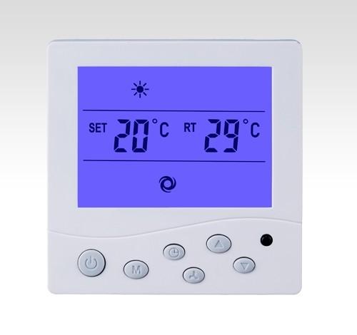 Buy cheap Safety Fan Coil Unit Thermostat / 2 Pipe Fan Coil Thermostat With LCD Digital Button from wholesalers