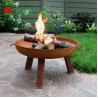 Buy cheap 39.5" OEM Corten Steel Cast Iron Metal Fire Pit Bowl Outdoor from wholesalers