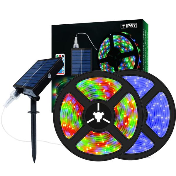 Buy cheap CCT 2700K-6500K Solar Strip Lights For Garden RGB Weatherproof from wholesalers