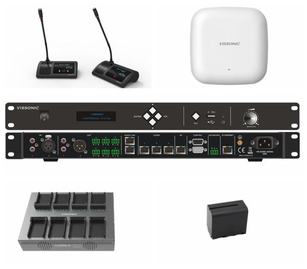 Buy cheap Arc - Shaped Wired Audio Conference Microphone / Conference Sound System from wholesalers