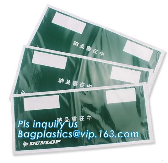 TNT DHL shipping packing list document envelopes, packing list padded envelope, tamper proof express use plastic packing