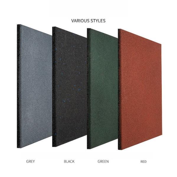 20"X20"X1" Interlocking Tiles Red Heavy Duty Rubber Horse Exercise Mats, Non