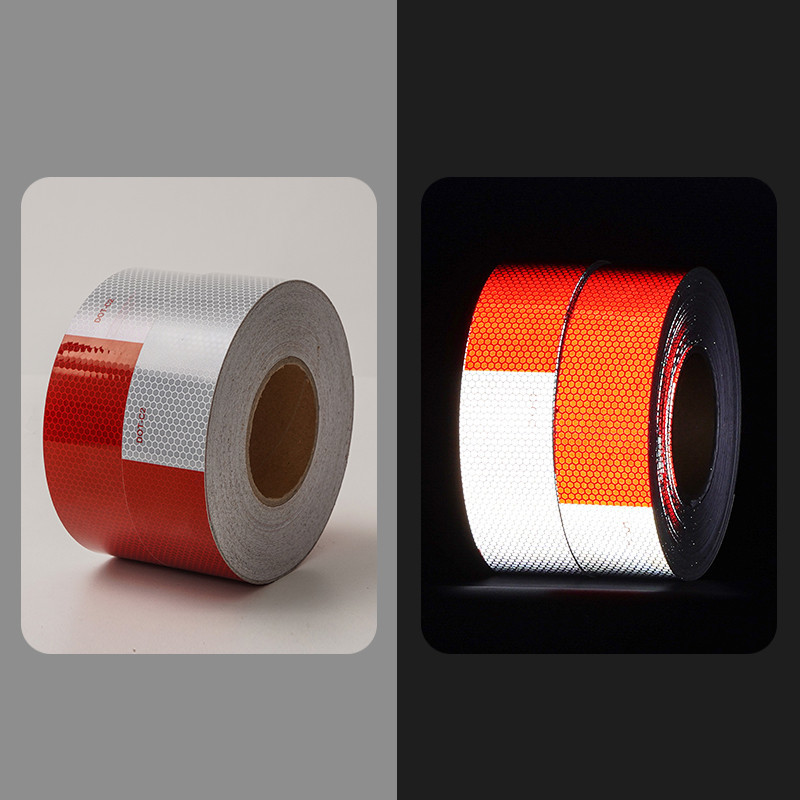 Self-adhesive Glass Bead Vehicle DOT Reflective Tape For Safety Warning