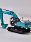 Shen Steel SK200 Excavator Model KOBELCO Original Simulation Metal Alloy Car