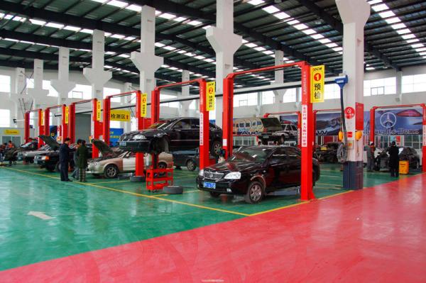 Portal Frame Steel Warehouse Buildings / Prefab Metal Maintenance Workshop