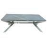 Buy cheap Livingroom Tempered Glass Coffee Table , Rectangle Ceramic Dining Table from wholesalers