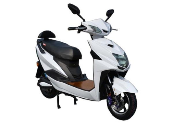 Buy cheap Anti Skid Tire Electric Motorcycle Scooter Moped Low Power Consumption 45km / H Max Speed from wholesalers