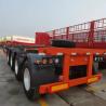Buy cheap Self Dumping Bed Semi Truck Trailer Shipping Container Chassis Trailer Flatbed Trailer from wholesalers