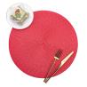 Buy cheap Non-Slip PVC Woven Individual Table Mat for Commercial Buyers Caterers Canteens Blue from wholesalers