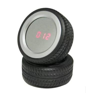 Buy cheap New promotion gift double-tyre shape Alarm Clock creative product gift from wholesalers