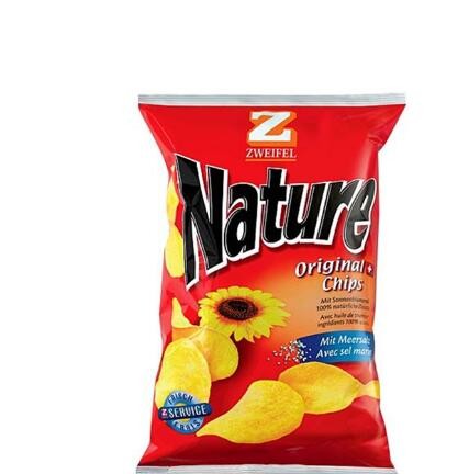 Custom Logo Design Printed Food Grade Packaging Potato Chips Bag Wholesal