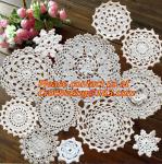 Assorted color handmade crochet Crocheted Doilies for wedding, Crochet Doily,