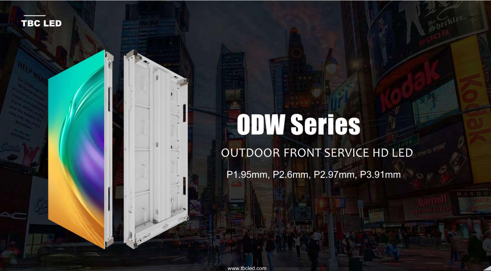 outdoor front service hd led