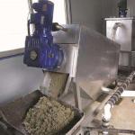 Automatic SS304 Spiral Sludge Dewatering Machine High Dehydration Rate