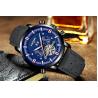 Buy cheap KINYUED J019-5 Tourbillon automatic mechanical genuine leather business waterproof fashion sport men watches from wholesalers
