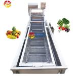 Industrial Fruit Seafood Cleaning Machine with Advanced Bubble Washing