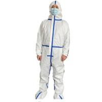 Buy cheap Non Medical Clothing Disposable Protection Products Nonwoven Isolation Coverall product